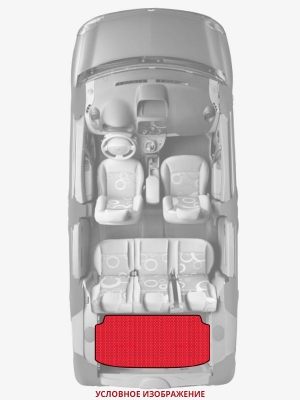 ЭВА коврики «Queen Lux» багажник для Datsun Bluebird (610)
